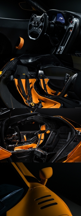 橙色迈凯轮F1 LM豪车