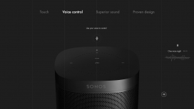 SONOS UI/UX-黑色音箱设计