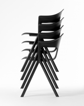 AXYL-采用回收铝制作的椅子