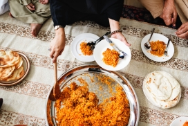 阿拉伯菜炒饭