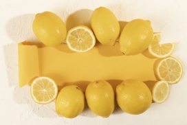 柠檬切片水果