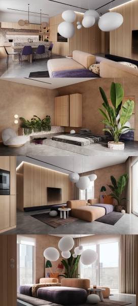 PAULINA温馨公寓住宅室内设计