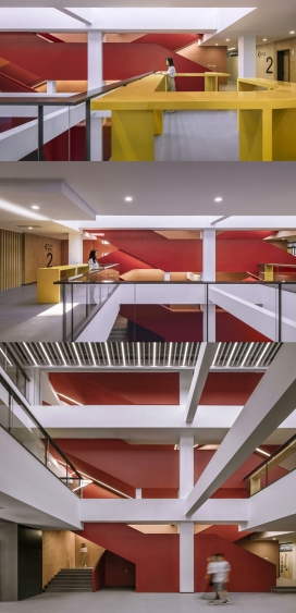 中国5000平米的清华大学第四教学楼室室内设计