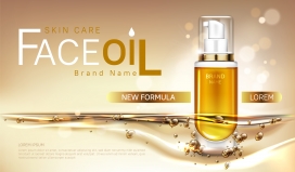 FACEOIL-皮肤脸油护理化妆品素材下载