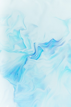 蓝色液态花纹图
