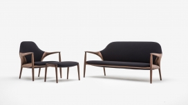 Inoda+Sveje为Karimoku设计的Kunst沙发