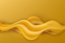 动感丝滑流畅的金箔曲线素材下载