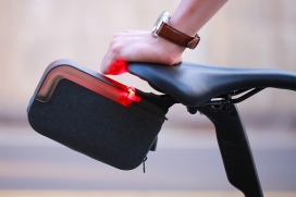 可容纳所有信号灯以确保骑行安全舒适的时尚可拆卸自行车包