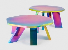 HATSU色彩缤纷彩虹色系列家具设计