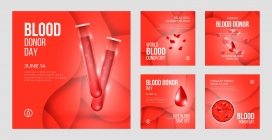 鲜红血液试管生物研究类素材下载