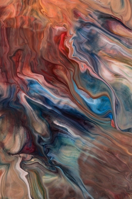 抽象水墨水彩风液态背景图