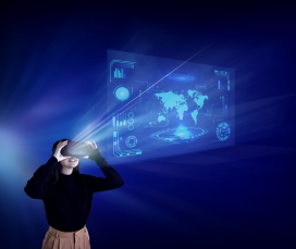 VR眼镜的科幻世界