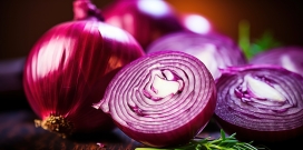 紫色切片洋葱蔬菜图片