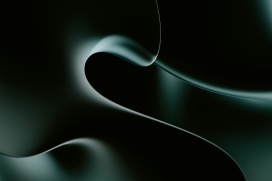 抽象液体曲线流体背景图