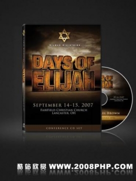 Church Media DVD和CD，软件包装封面设计