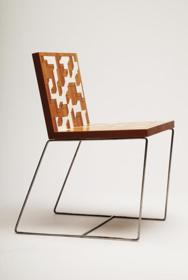 雕塑椅 丹麦设计师benjamin Nordsmark作品 灵感来自教会圣家堂 椅子最大的有趣之处是椅子投放在地上的阴影 手机移动版