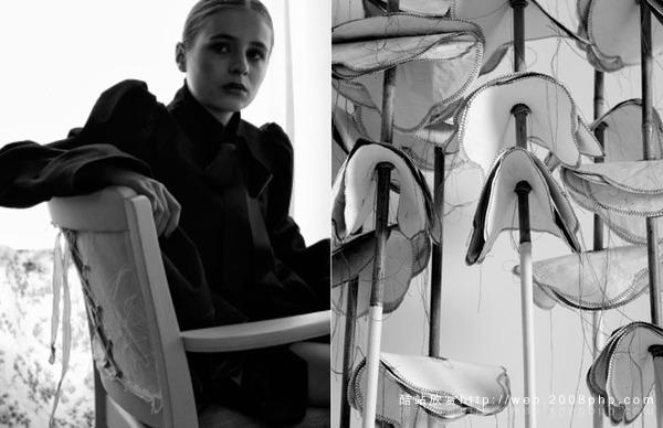 荷兰De Bontekoe Chocoladefabriek时尚黑白效果女人艺术高贵气质摄影---酷图编号3