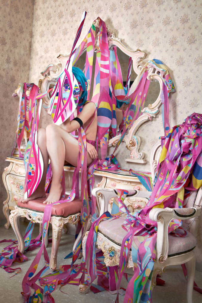 意大利Ralph Lagoi e Kate Lace口罩,眼罩,盔甲,盾牌创意摄影---酷图编号2