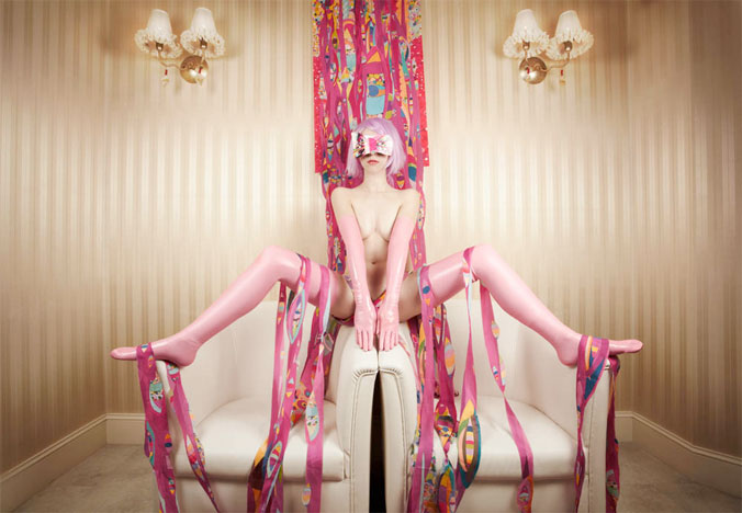 意大利Ralph Lagoi e Kate Lace口罩,眼罩,盔甲,盾牌创意摄影---酷图编号1