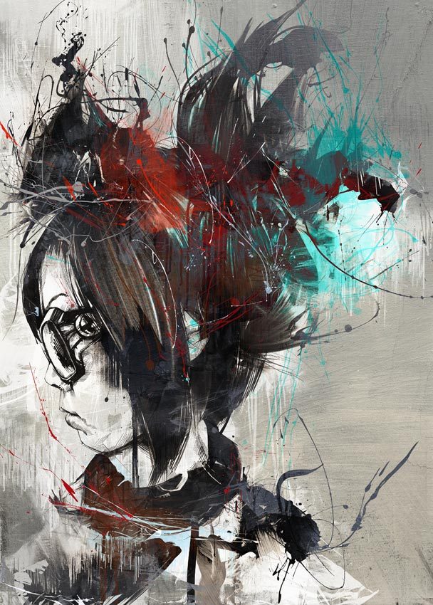 美国Re-Visited潦草人像插画---酷图编号4