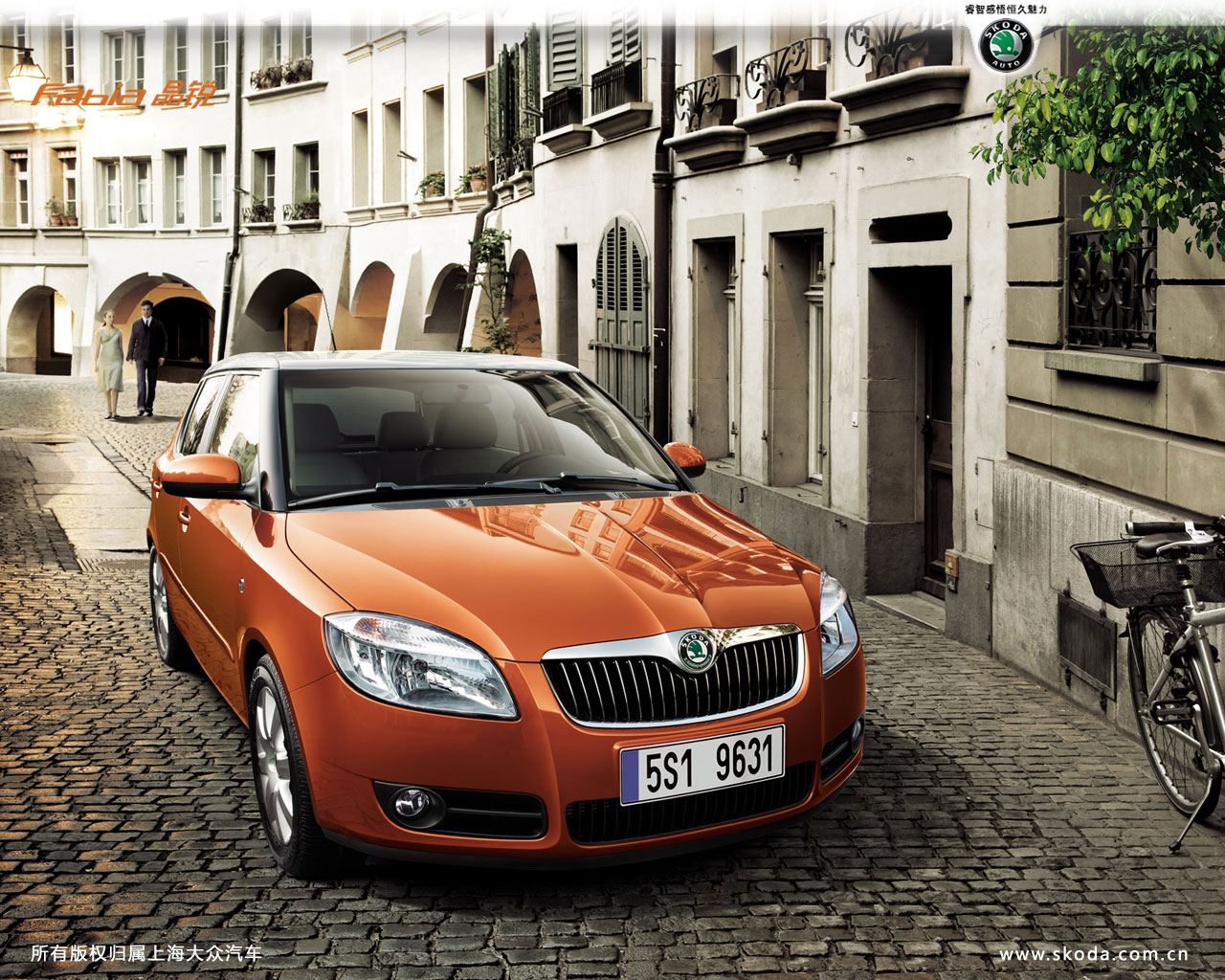 斯柯达汽车旗下品牌Fabia晶锐高清晰桌面摄影壁纸---酷图编号6