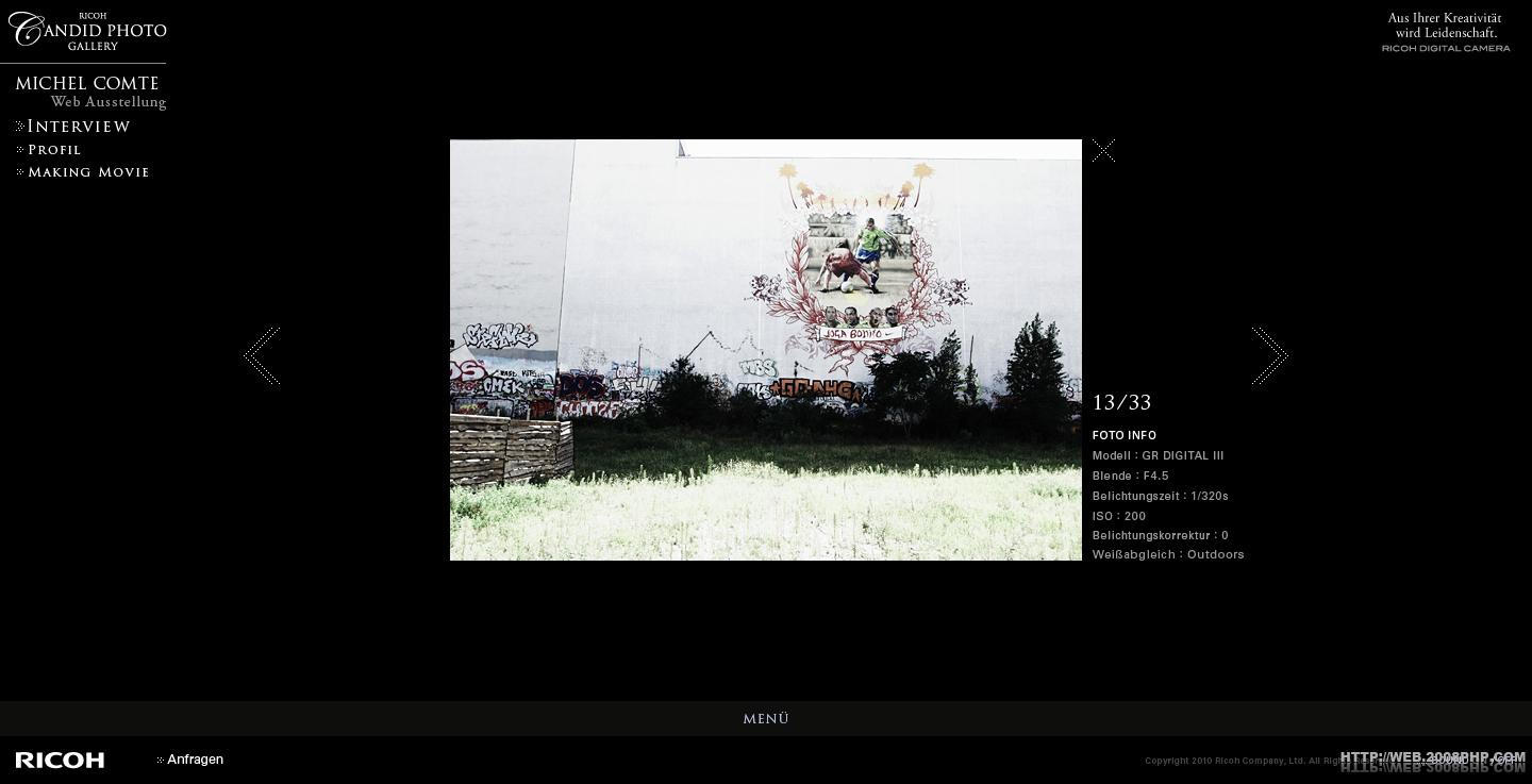 日本ricoh理光码相机产品作品展示图库酷站截图---酷图编号4