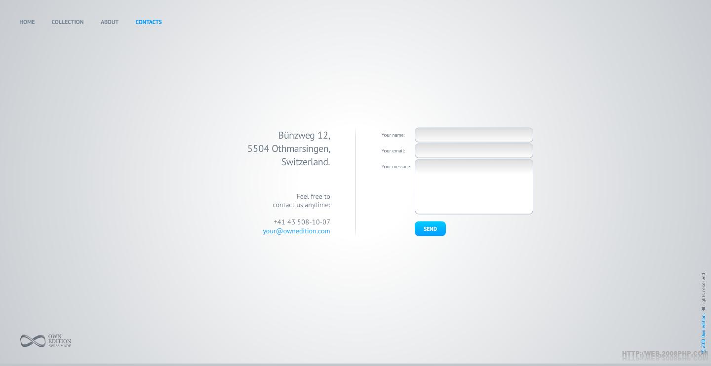 欧美ownedition时尚男士手表酷站截图---酷图编号903089