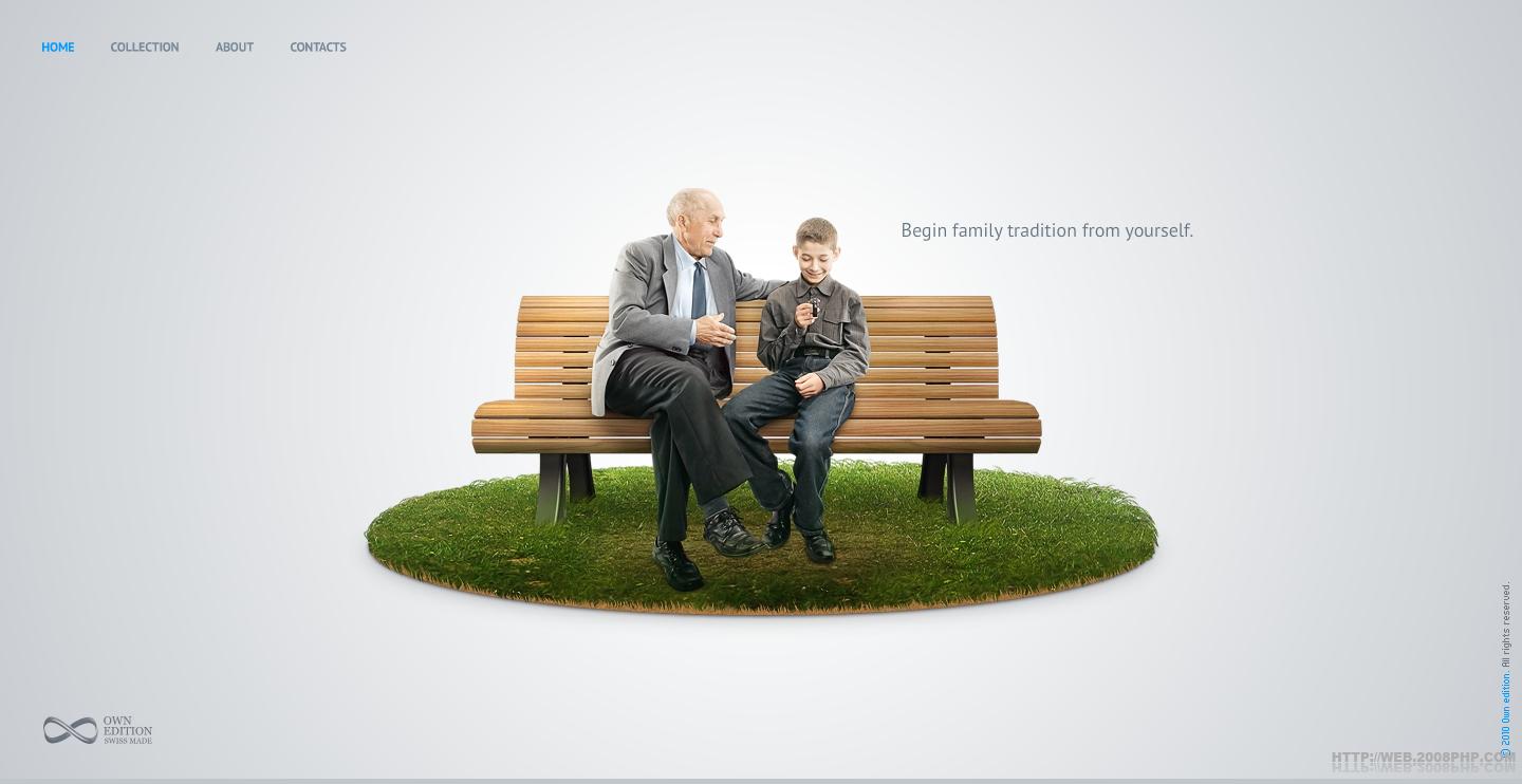 欧美ownedition时尚男士手表酷站截图---酷图编号903097