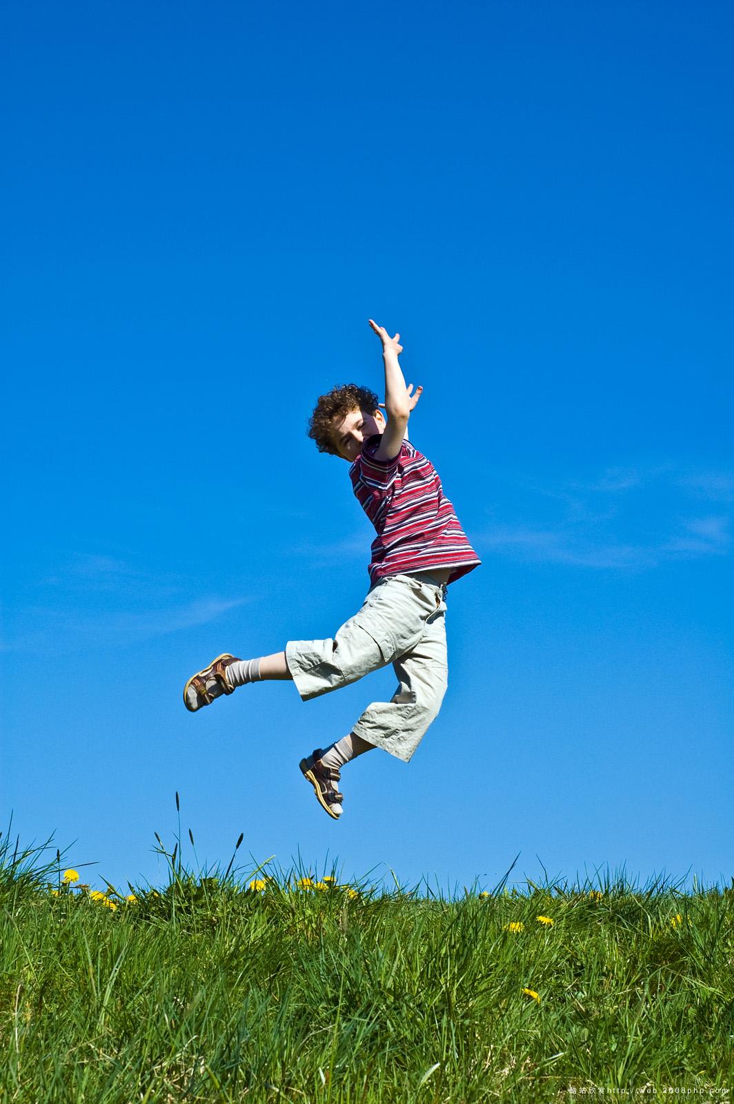 欧美09最新户外欢呼动感激情跳跃图片素材