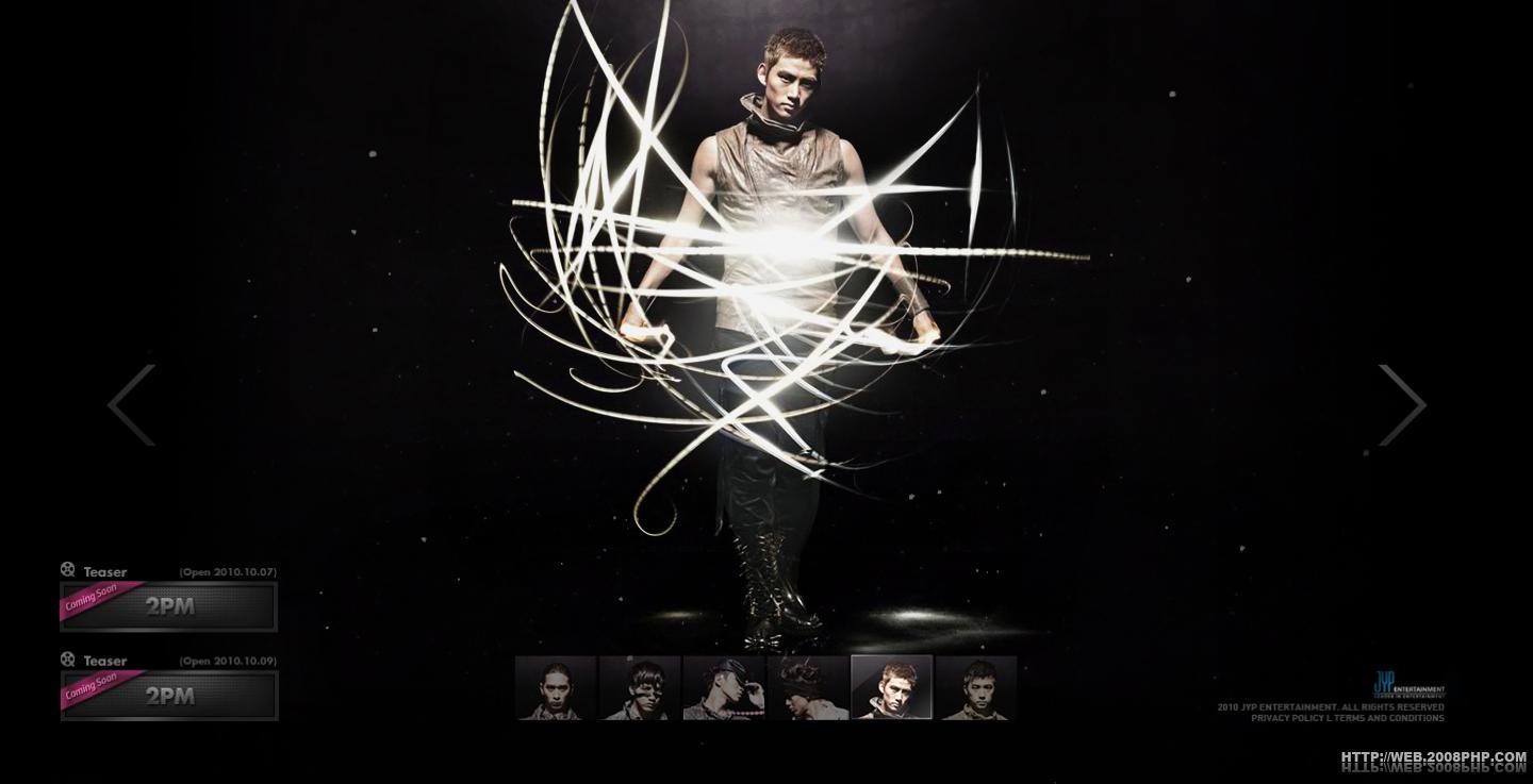 韩国JYPE 2PM潮流明星音乐组合官方网站图片