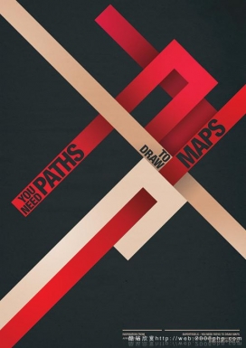 丹麦平面设计师：字体超强想象设计排版