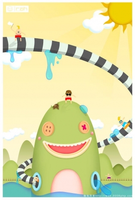 巴西Rahirose卡通漫画风格艺术插画作品