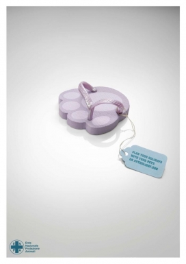 美国动物保护组织机构ENPA平面宣传广告