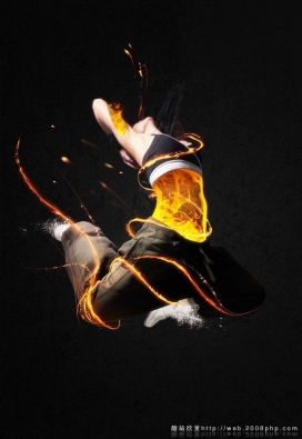 巴西Thomas Kim黑色主题炫彩艺术插画欣赏