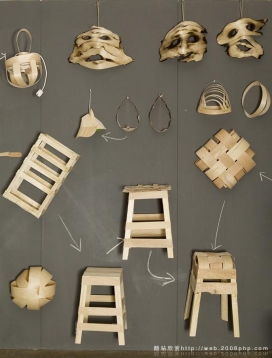 09柏林DMY设计节：民间手工木质编织工艺品图片欣赏