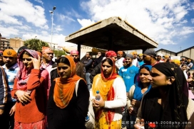 印度Sikhs锡克教徒街头即兴表演摄影欣赏