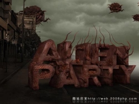 分享英国平面设计师字体构架重组视觉冲击设计