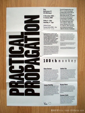 欧美100th Monkey - Practical Propagation实用字体设计欣赏