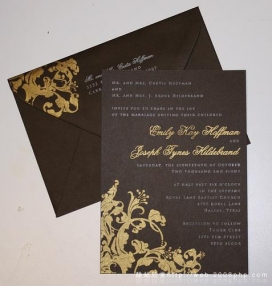 欧美创意个性结婚请柬请帖设计欣赏(4)