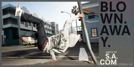 美国休闲嘻哈服饰街头舞步摄影欣赏