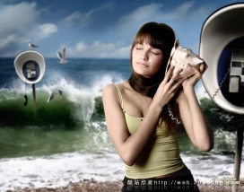 乌克兰数码艺术Stanislav Odyagailo photoshop大自然陨石作品