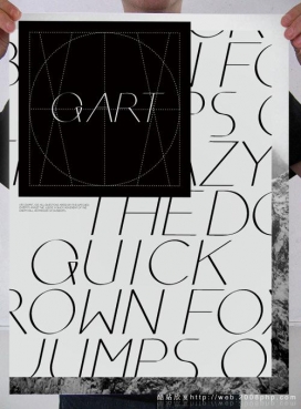 美国Qart typeface艺术字体排版设计欣赏