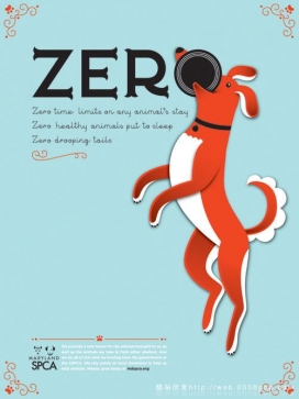 丹麦Maryland SPCA campaign艺术字体设计与动物结合平面设计