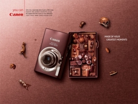 美国Luiz Risi超强佳能数码相机平面创意广告欣赏