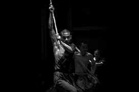 中国少林寺男子功夫艺术表演摄影