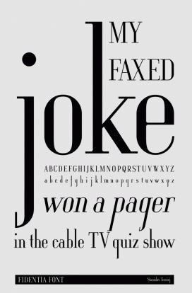 美国Fidentia Font字体设计欣赏