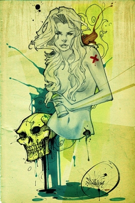 墨西哥Filipe Aguiar涂鸦插画风格插画作品