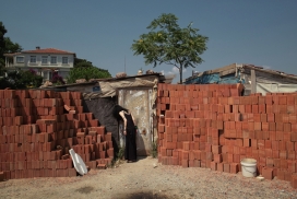 欧美国家普通平民居民生活住宅区域摄影