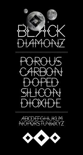 欧美超酷黑色字体设计BLACK DIAMONZ FONT