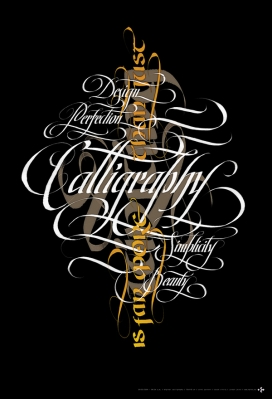 欧美Extreme Calligraphy极端艺术字体字母书法